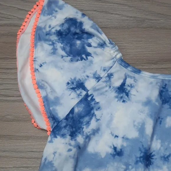 Wonder Nation top, long enough to wear with leggings! Size 10/12 tye dye NWT - Picture 2 of 7